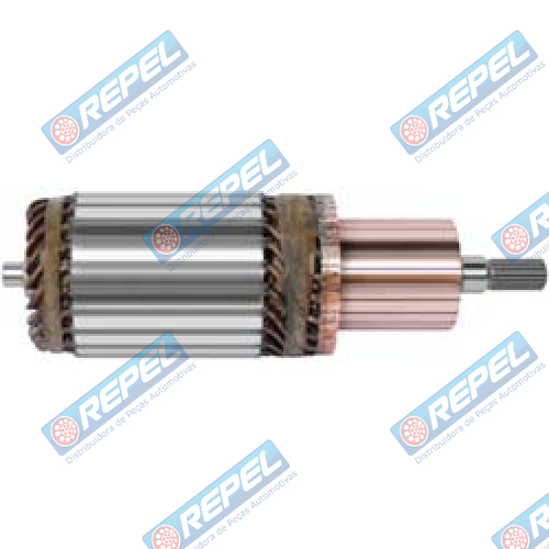 Induzido Partida Denso 12V Caterpillar John Deere 3510 e Tratores 210mm