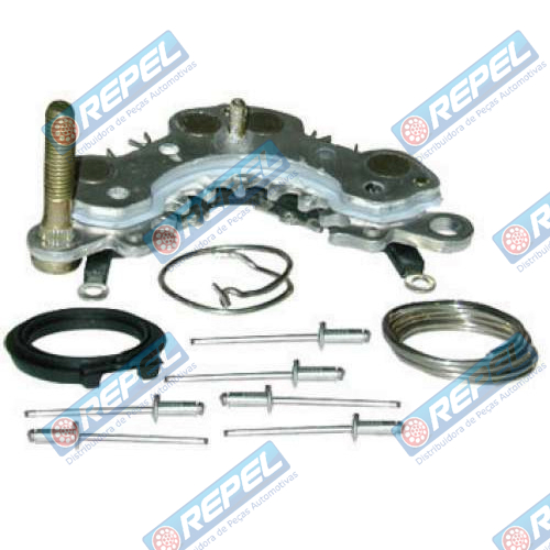 Placa Retificadora Alternador Prestolite 12V 90Amp. Santana Gol Saveiro Parati