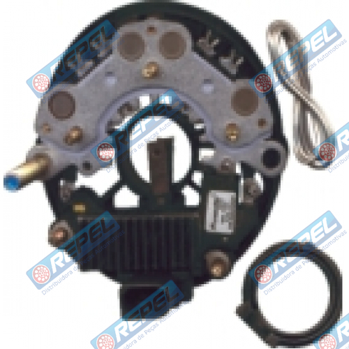Conjunto Retificador 12V 90Amp. Gol Parati Saveiro Santana (k1427=k1313)