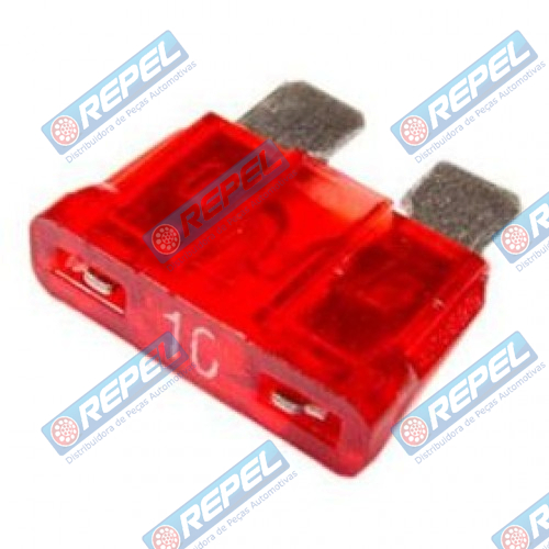 Fuzivel Lamina 10 Amperes Medio Universal (vermelho)