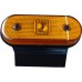 Lanterna Lateral Oval Amarela C/Suporte Carreta Fachhini