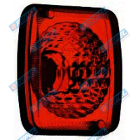 Lanterna Metalizada Vermelha Conjunto Carreta Guerra