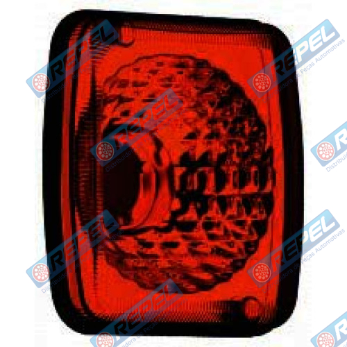 Lanterna Metalizada Vermelha Conjunto Carreta Guerra