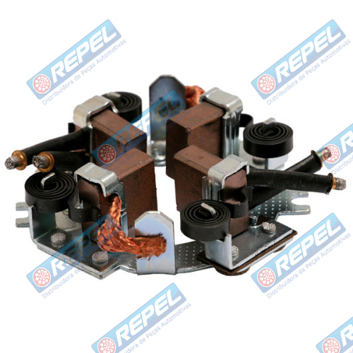 Suporte Escova Partida Bosch JF 12V MBB Komatsu Fiat Allis GM Ford e Outros