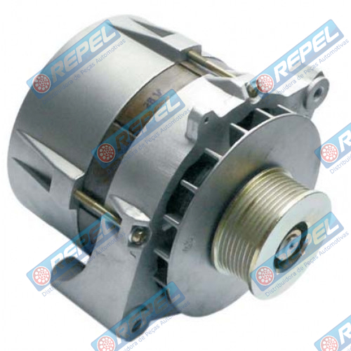 Alternador Bosch 24V 75AMP. Ônibus MBB 1628 Ônibus VW C/Polia Estriada
