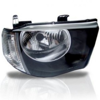 Farol Principal Mitsubishi L200 Triton 2008> C/Pisca Cristal Lado Direito