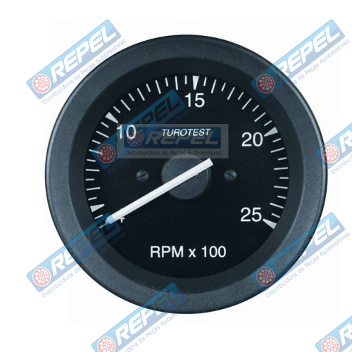 Tacometro (Contagiro) 2500 Rpm 24V 80mm Colhedora Case A7000 A7700