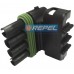 Conector Delphi 4Vias Chicote Colhedora Case A7000 A7700 A8000 A8800 (Plug Macho)