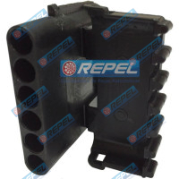 Conector Delphi 6Vias Chicote Colhedora John Deere 3510 3520 3522  (Plug Fêmea )