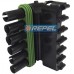 Conector Delphi 6Vias Chicote Colhedora Case A7000 A7700 A8000 A8800 (Plug Macho)