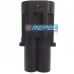 Conector Delphi 2Vias Chicote Colhedora Case A7000 A7700 A8000 A8800 (Plug Fêmea)