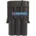 Conector Delphi 3Vias Chicote Colhedora Case A7000 A7700 A8000 A8800 (Plug Fêmea)