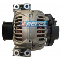 Alternador 0124655007 1763035 Bosch 24V 100Amp. Scania 124 Série 4 Série 5 2006> Série P/G/R/T 
