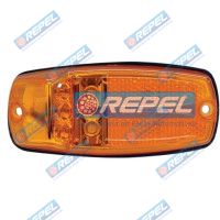 Lanterna Lateral LED 24V Amarela Ônibus Marcopolo G7 Ideale 