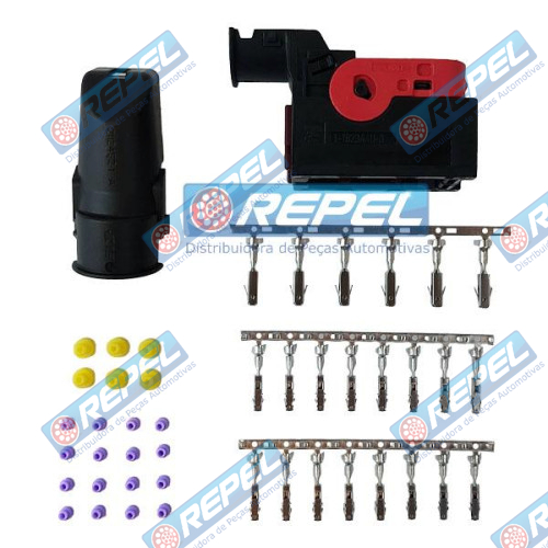 Conector Elétrico Tyco 118234403 Tyco 1-1823440-3