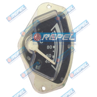 Relógio Temperatura Água Mecanico 1/2 Lua 40-100º Cabo 1Mt  Rosca M14x1,5 Mbb Caminhões e Ônibus e Universal