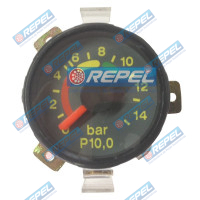 Manômetro Ar (Relógio Pressão Ar) Painel Polak MBB Ônibus E Caminhões 0 a 15 Bar Rosca Externa MBB 2423 2428 1417 1620 1618 1714 1938 2638