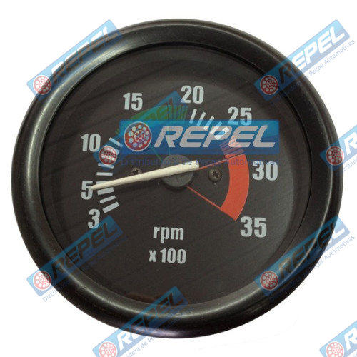 Tacometro (Contagiro) 3500 Rpm 12V 100mm MBB 1513 1518 1313 2013 1618 1418 e Ônibus