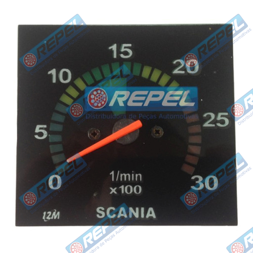 Tacometro (Contagiro) 3000 Rpm 24V Scania Série 4 124 114 94 98> Série P/G/R/T