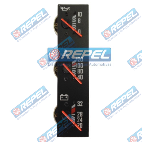 Relógio Pressão Óleo e Temperatura e Voltimetro (Regua) Scania 112 113 142 143 