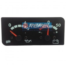 Relógio Pressão Óleo e Amperimetro (Regua) Scania Série 4 114 124 94 98> 