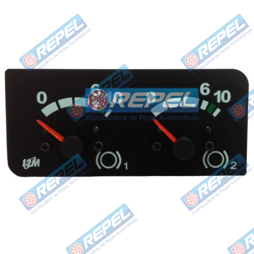 Relógio Pressão 1 e Pressão 2 (Regua) Scania Série 4 114 124 94 98> 