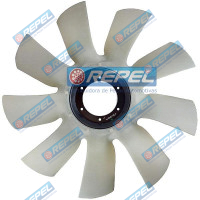 Hélice Ventilador Borgwarner 16474378323A VW 2U0121301