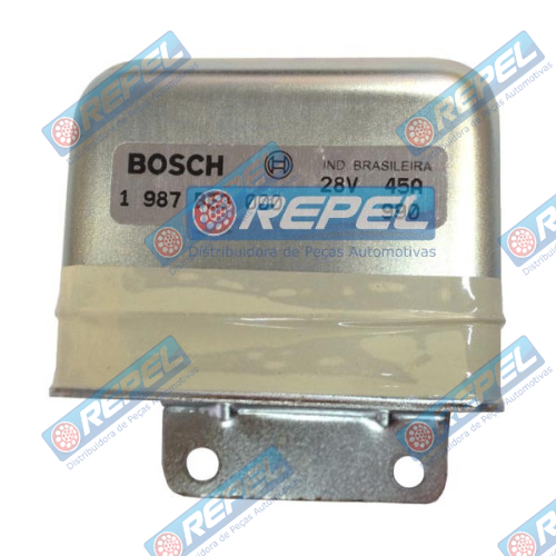 Regulador Volt. Alt. Bosch MBB Scania 111 112 Volvo Caterpillar Komatsu Antigo (Externo)