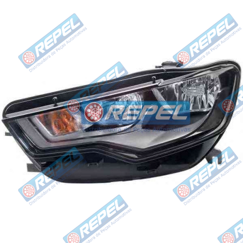 Farol 8P0941003AJ Audi A6 2011> com Regulagem Farol H7 / H15 Lado Esquerdo