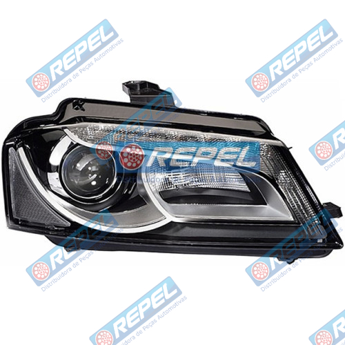 Farol LED 1EL009648401 Audi A3 (8P1) 2008 A 2012 Audi A3 Sportback (8PA) 2008> Audi A3 (8P7) Conversível  2008> Xenon D3S Lado Direito Com Regulagem Farol (nao acompanha lampada xenon)