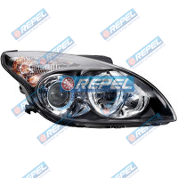 Farol 921012r00 Hyundai I30 (FD / FDH) 2009 A 2012 Lado Esquerdo H7/H1 Com Regulagem Altura