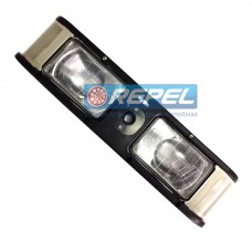 Farol Completo Com Grade e Lanterna Trator New Holland Série TL e TS
