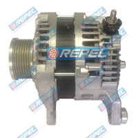 Alternador Mitsubishi 12V 150Amp. Nissan Frontier NAVARRA após 2009 C/polia Catracada Regulador 3term.