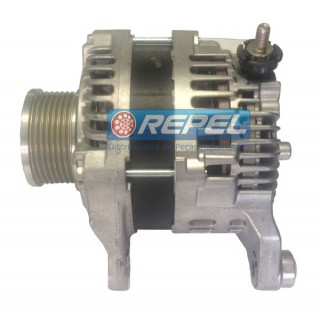 Alternador Mitsubishi 12V 150Amp. Nissan Frontier NAVARRA após 2009 C/polia Catracada Regulador 3term.