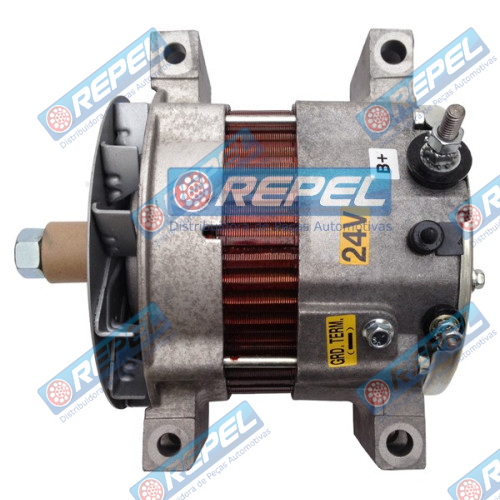 Alternador 24V 95Amp. Caterpillar 966H 938H 924H 924G 928G 930G 950H 962H 990H 2105 D7R LGP II D9T D6R III D6R XL III D6R WR II D6R D10T D11R WR III 775F Motor Perkins 3056E 3176C 3412 3509 3508