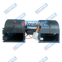 Eletroventilador Interno 12V Duplo Caterpillar New Holland Case (Ventilador Radial Duplo Interno)