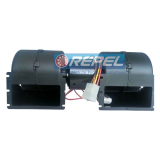 Eletroventilador Interno 12V Duplo Caterpillar New Holland Case (Ventilador Radial Duplo Interno)