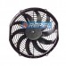 Eletroventilador Axial Soprante 10 Polegada 24V 255MM Universal Máquinas Tratores Thermoking e Adaptação Case New Holland John Deere MF Valmet Valtra 255mm elice e 285mm elice e defletor