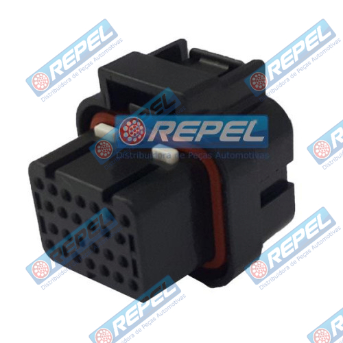 Conector Elétrico Tyco 314372907 AMP 314372907 Delphi 314372907 Tyco 3-1437290-7