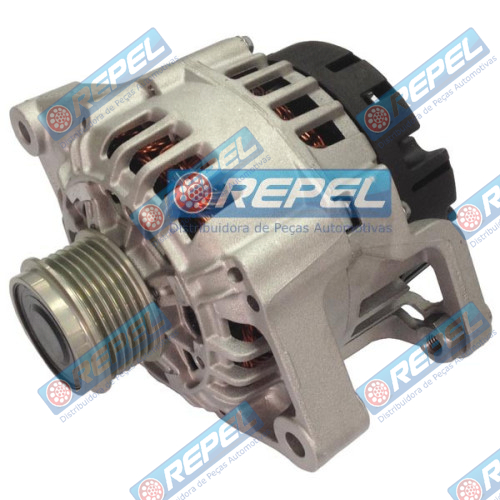 Alternador Valeo 12V 100Amp. S10 Blazer Nissan Frontier Xterra 2.8 Diesel MWM 4cil. 