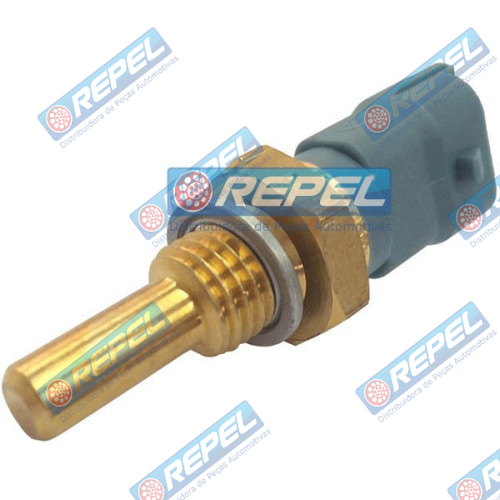 Sensor Temperatura Água ( Plug Eletrônico) Caminhão VW 13170 15170 8150 9150 15190 17250 24250 Cummins 2006>