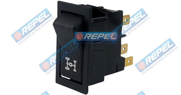 Interruptor Tecla Painel Case 5165812 New Holland 5165812 CNH 5165812