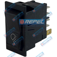 Interruptor Tecla Painel Case 5165820 New Holland 5165820 CNH 5165820