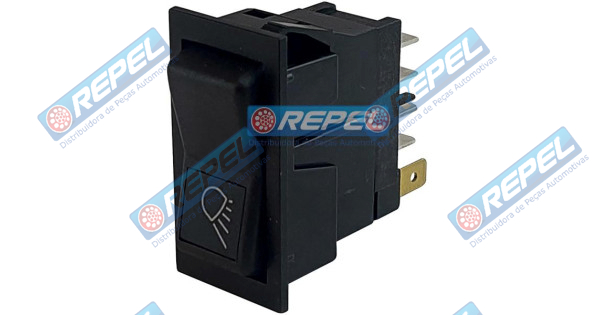 Interruptor Tecla Painel Case 5165820 New Holland 5165820 CNH 5165820