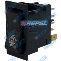 Interruptor Tecla Painel Case 5180557 New Holland 5180557 CNH 5180557