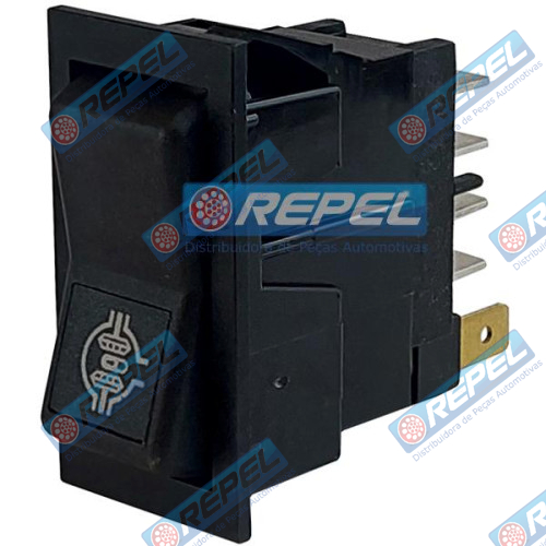 Interruptor Tecla Painel Case 5180557 New Holland 5180557 CNH 5180557