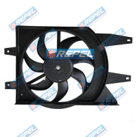 Motor Eletroventilador Com Defletor Uno Fiorino Palio 1.0 8V 2001 a 2011 Fire 
