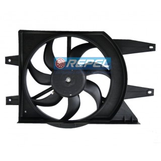 Motor Eletroventilador Com Defletor Uno Fiorino Palio 1.0 8V 2001 a 2011 Fire 
