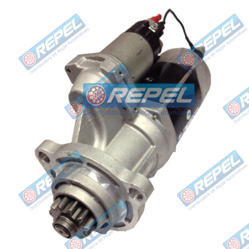 Motor Partida Delco 39MT 24V 11D Motores Cummins M11 Gerador Máquinas Tratores Plataformas Guindastes