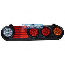 Conjunto Lanterna Traseira LED 24V Librelato Carretas Implementos 2008 a 2012 Lado Direito